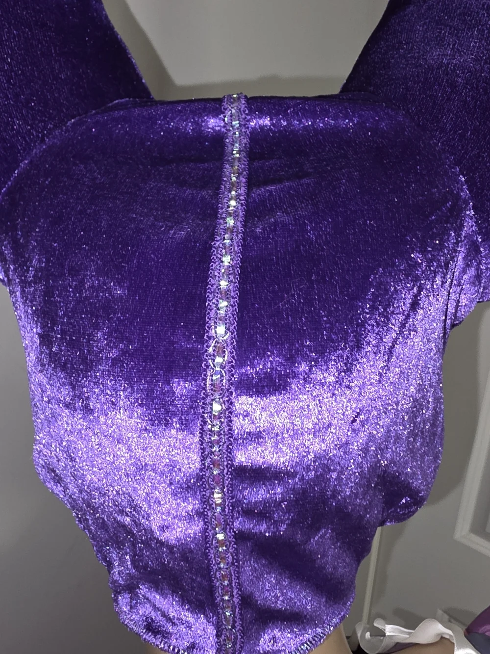 Disney Store Girls Maleficent Purple Velvet Horns Headpiece Size 5/6 Halloween